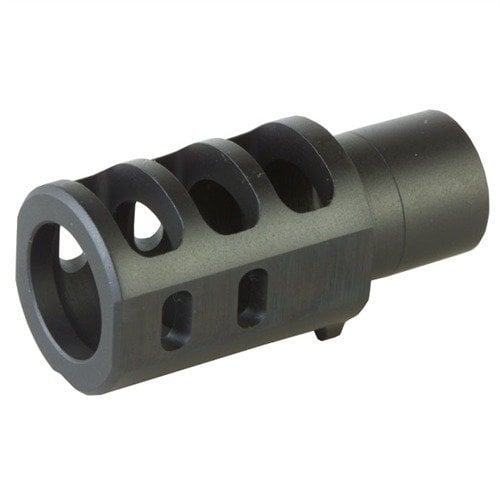 1911 MULTI-COMP tarjoaa tehokkaan vaimennuksen ja vähentää rekyyliä, asennus on helppoa ja se sopii kaikkiin Govt.-pituisiin tynnyreihin.