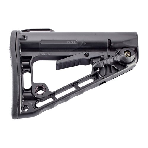 Rogers Super-Stoc™ on erinomainen AR/M4-käytävän perä, jossa on innovatiivinen cam-lock-järjestelmä, joka poistaa liikkeen ja sopii sekä Mil-Spec että Commercial buffer tubeille.