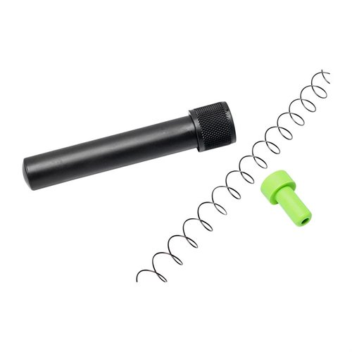 Kaksilaukkoinen taktisena patruunaputken pidennys, joka lisää kapasiteettia 6 laukaukseen, sisältää extra-tehoisen jousen ja kirkkaan näkyvän seuraajan.