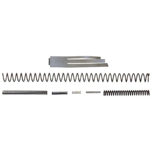 WOLFF COLT 1911/1911A1 SERVICE PAK sisältää kaikki tarvittavat tehtaalla valmistetut jouset, ilman tarvetta sovittaa. Magasinespringi ei sisälly.