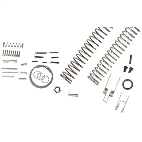 AR-15/M16 Small Parts Kit sisältää kaikki tarvittavat osat, kuten pinnat ja jouset, jotta aseesi pysyy toimintakunnossa ja varmistat aina oikeat varaosat.